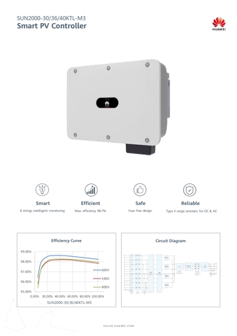 Inverter hoà lưới Huawei SUN2000-30KTL-M3-3 pha